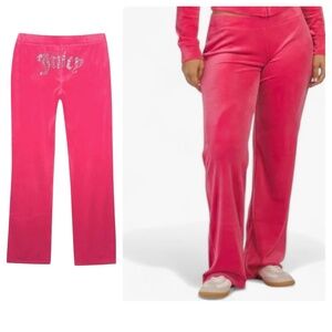Juicy Couture Women's Bling Velour Pants NEW
